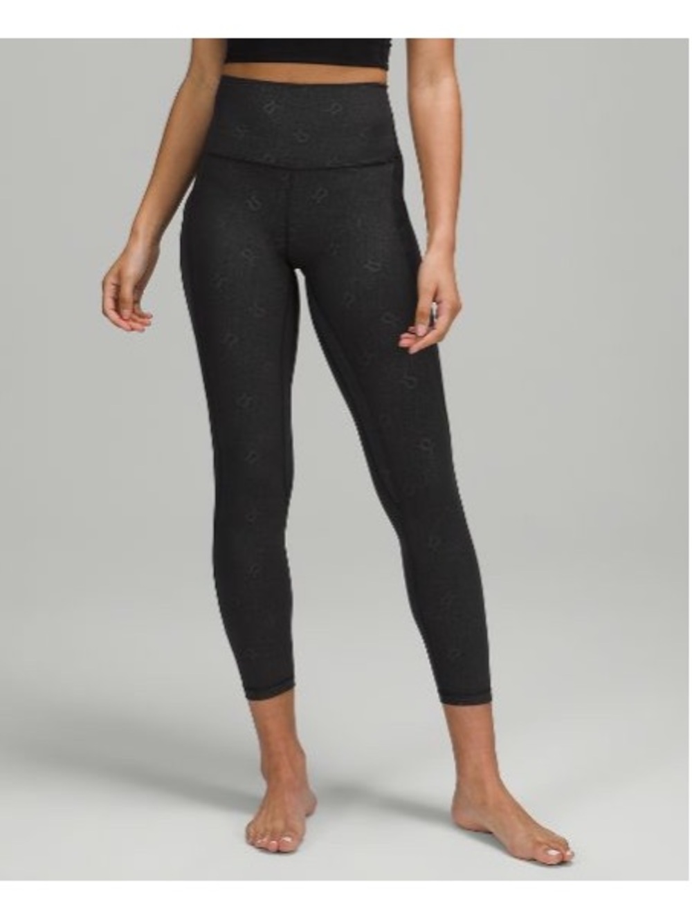 Lululemon Align High-Rise Black patterned Leggings 25”